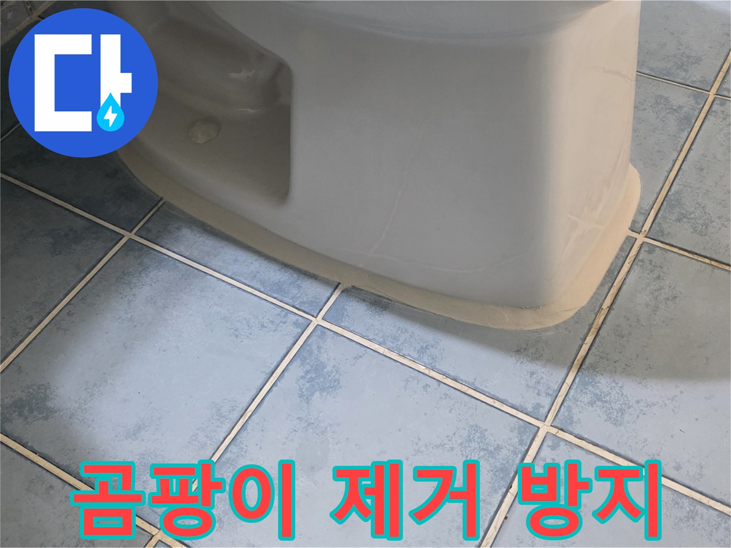남양주 오남 변기 누수 - 변기 주변 곰팡이 제거 및 방지 시공