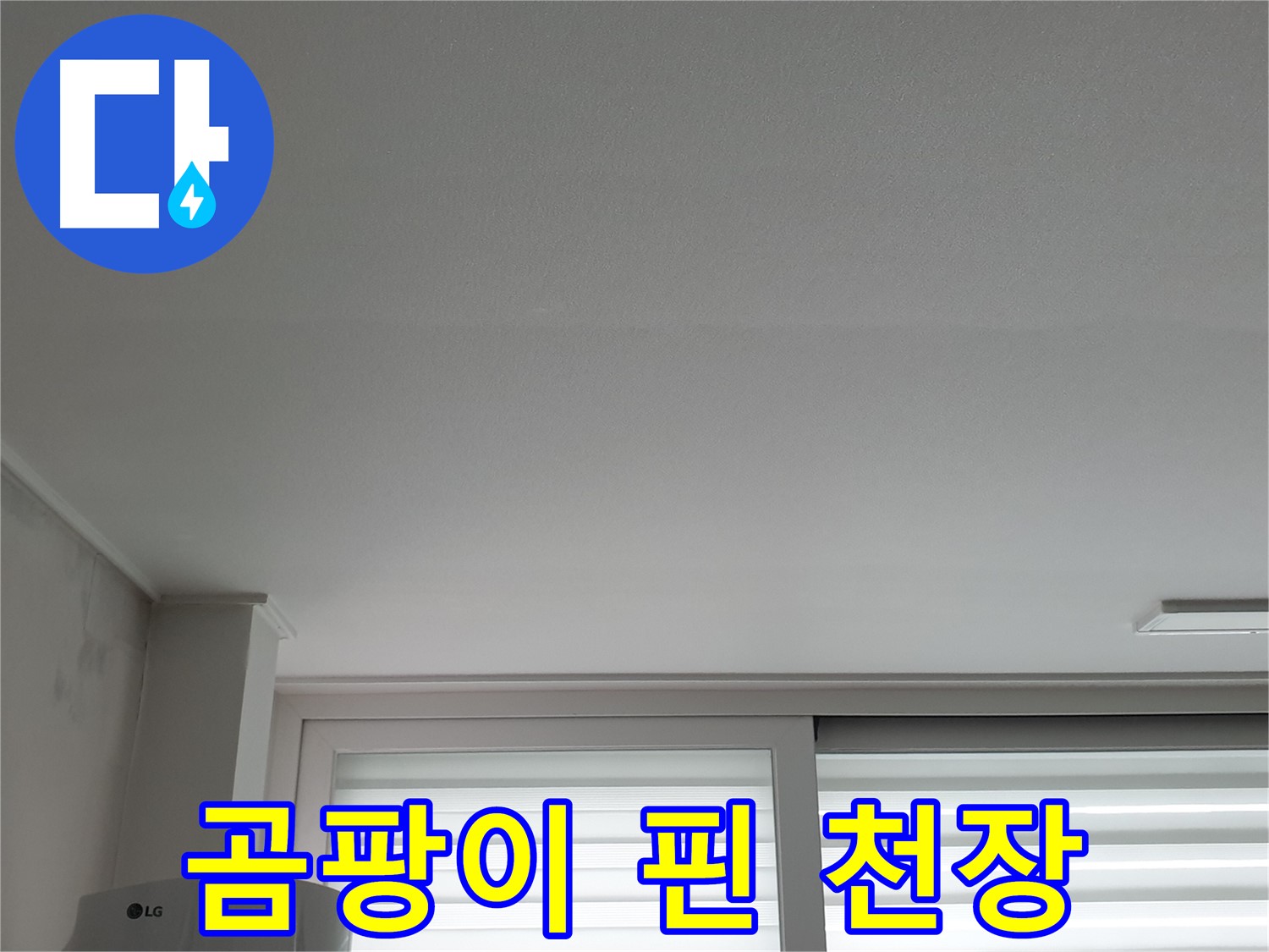 노원구 중계3동 청구3차 아파트 - 곰팡이 핀 천장 누수 문제 해결 과정을 담았습니다.