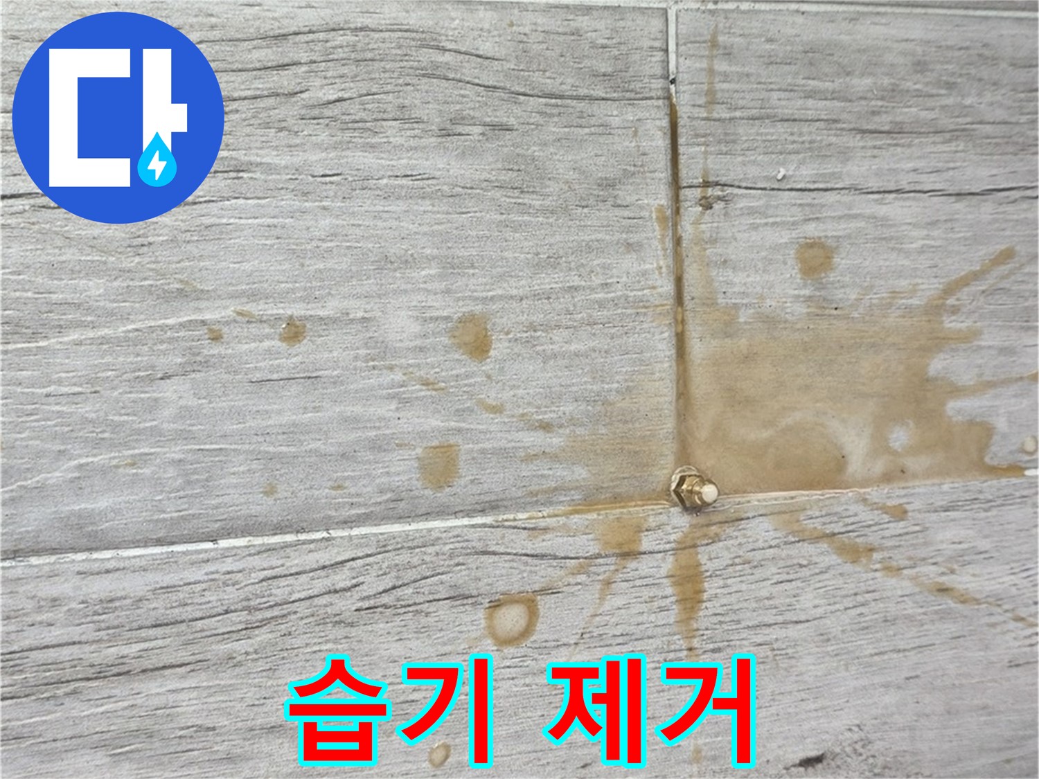 마루 아래 습기 - 인젝션 방수로 뽀송하고 쾌적하게!