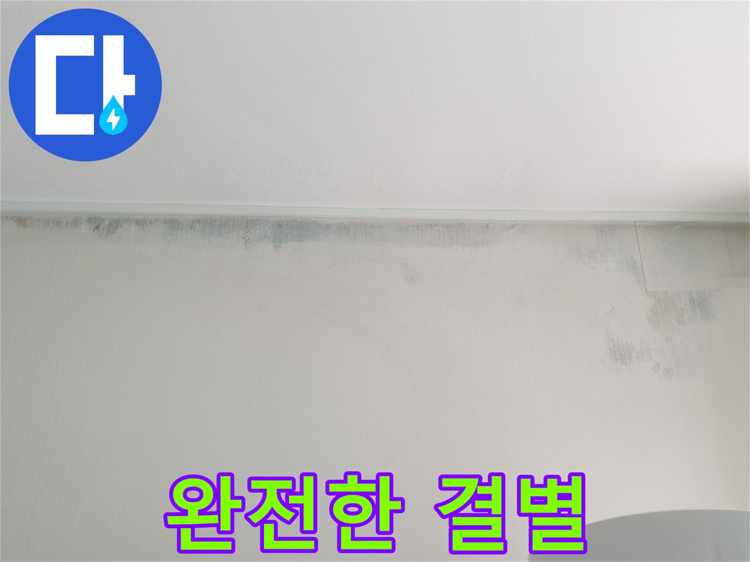 중계동 아파트 곰팡이 - 완전한 결별 선언