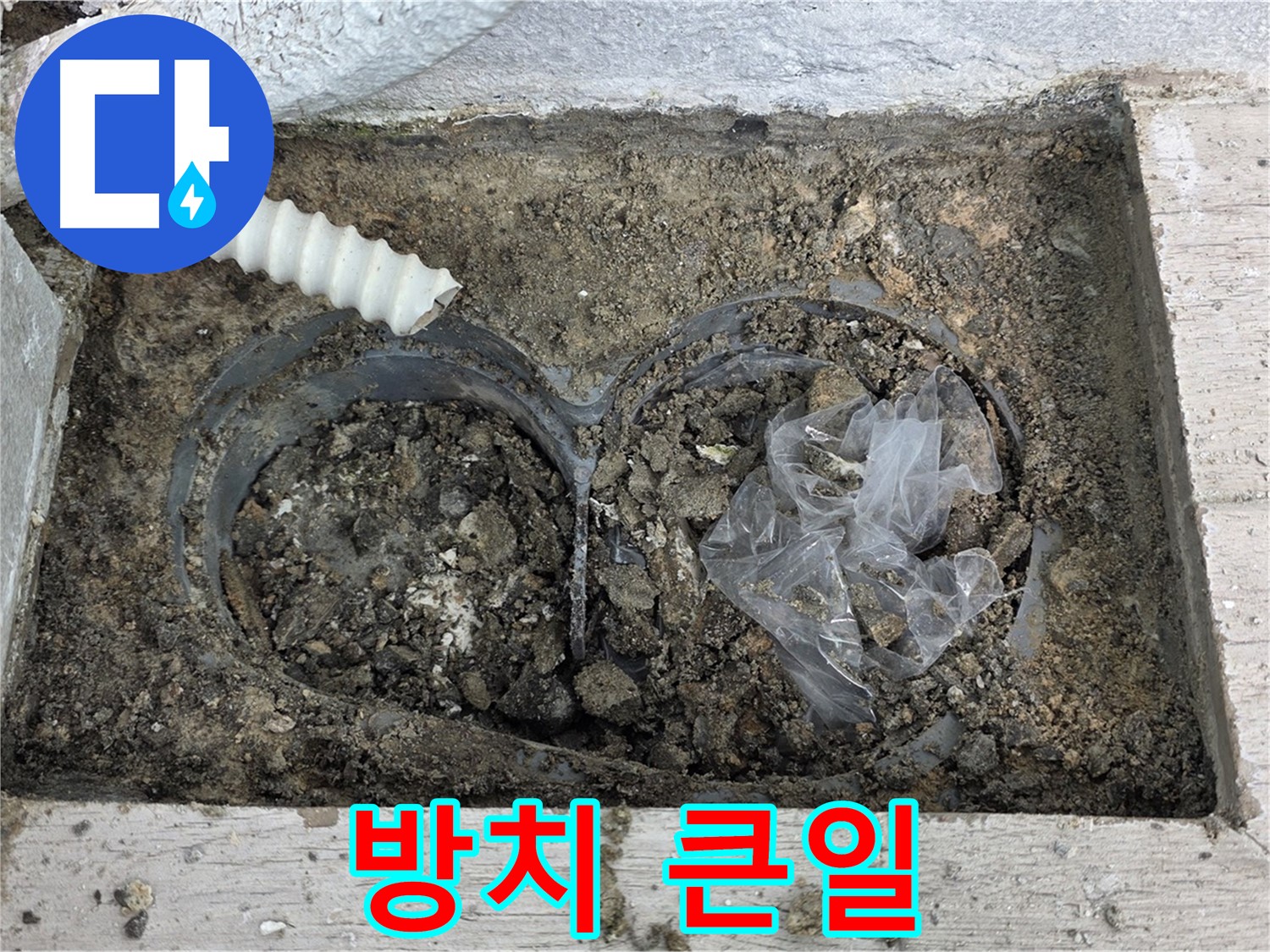 중계동 청구3차 아파트 누수 - 배수구 속 이물질, 방치하면 큰일나요!