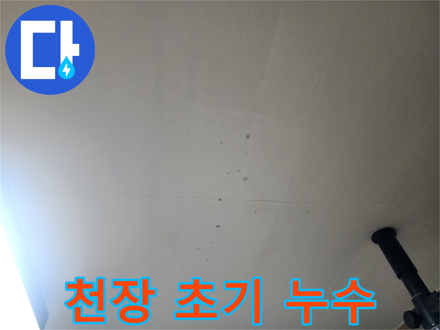 천장 초기 누수 - 작은 누수 흔적도 놓치지 않고 꼼꼼하게 점검합니다.