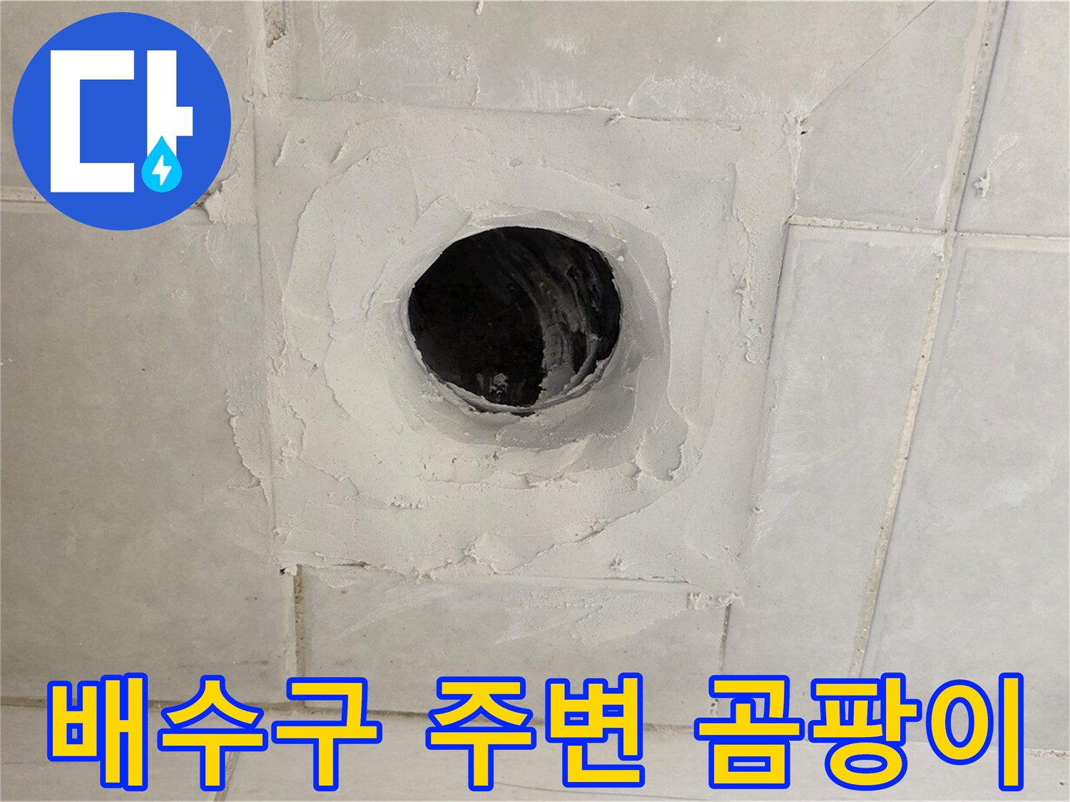 과천 문원동 누수 - 배수구 주변 곰팡이 문제를 정확하게 확인하고, 책임감 있는 시공으로 완벽하게 해결합니다.