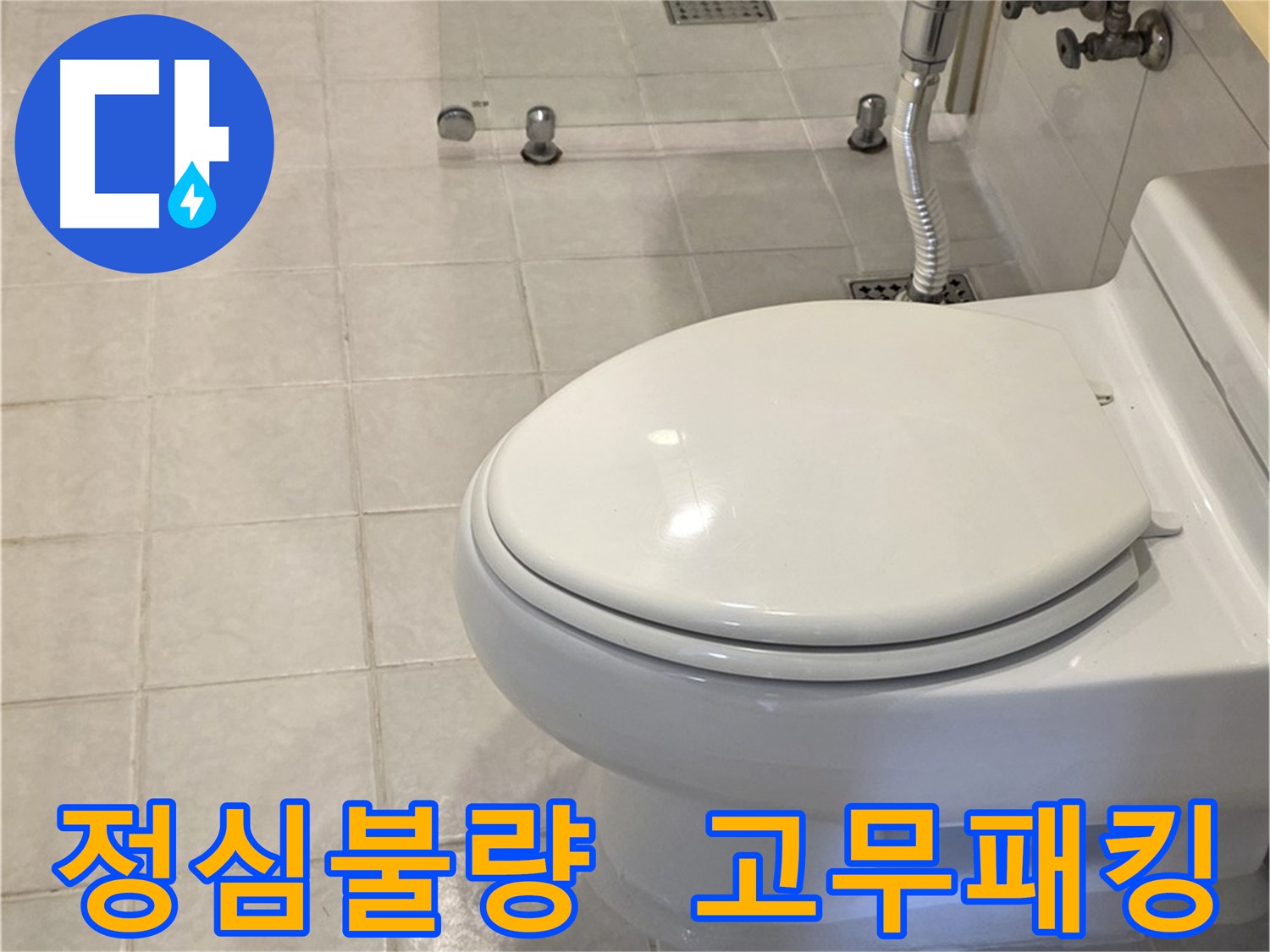 과천 변기 누수 해결 - 정심 재시공 및 낡은 고무 패킹 교체