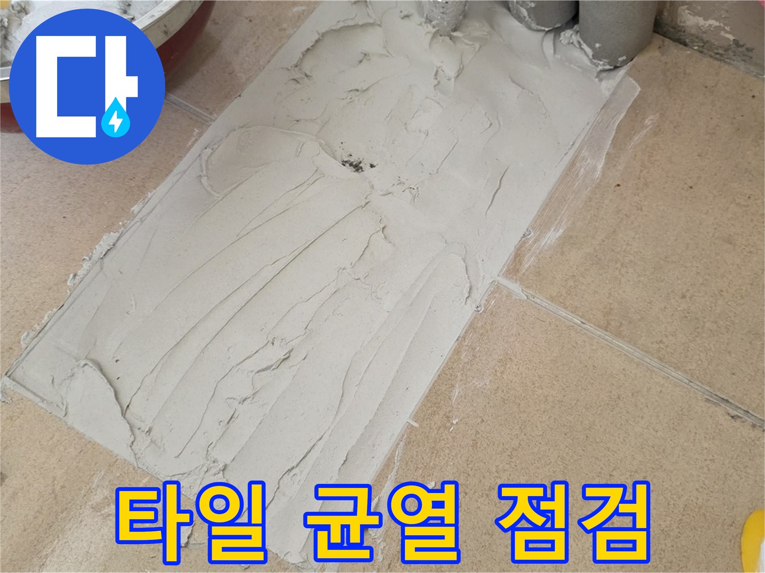 양주 삼숭로 자이아파트에서 타일 균열을 점검했습니다 - 작은 균열도 놓치지 않는 꼼꼼한 진단!