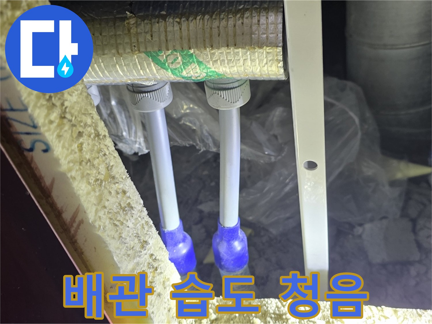양주 자이 아파트 누수 - 배관 연결 부위 주변 습도 변화 및 미세 누수음 집중 청취