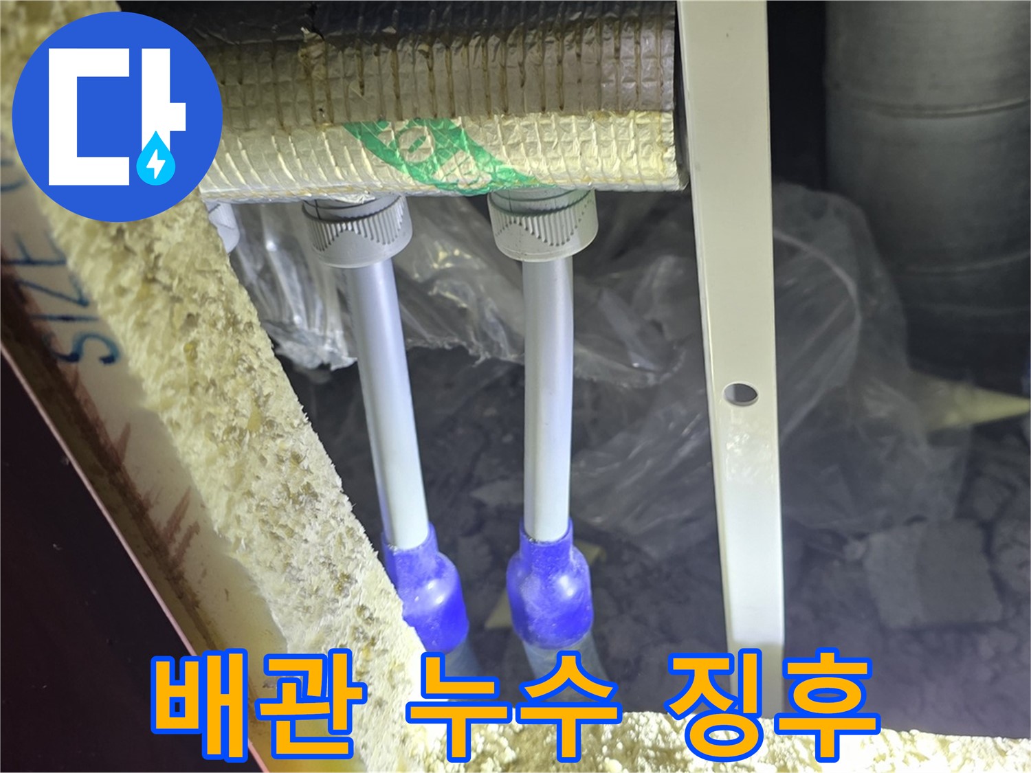 양주시 삼숭동 자이아파트 누수 - 배관 연결부 주변 누수 초기 징후 포착