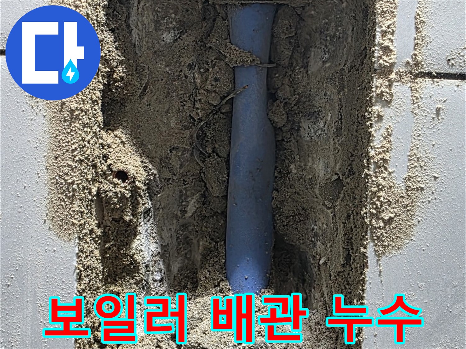 금곡동 누수 - 보일러 배관 누수