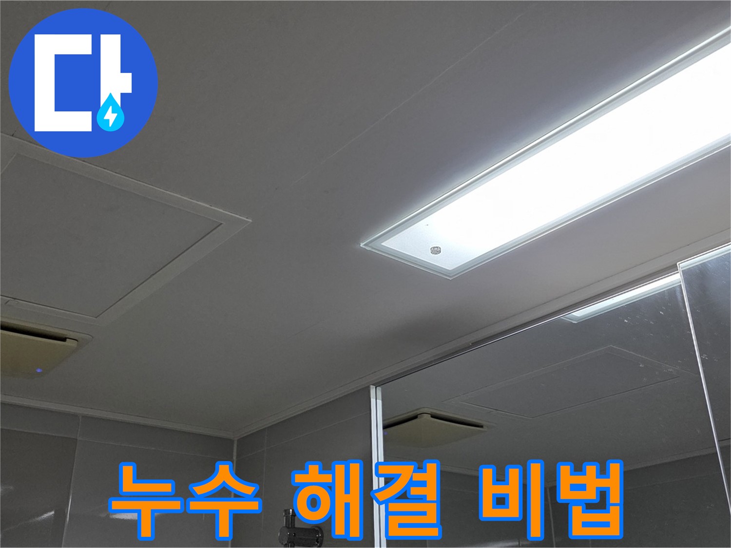 양주 옥정동 율정마을 욕실 천장 누수 - 누수 해결 비법을 공개합니다.