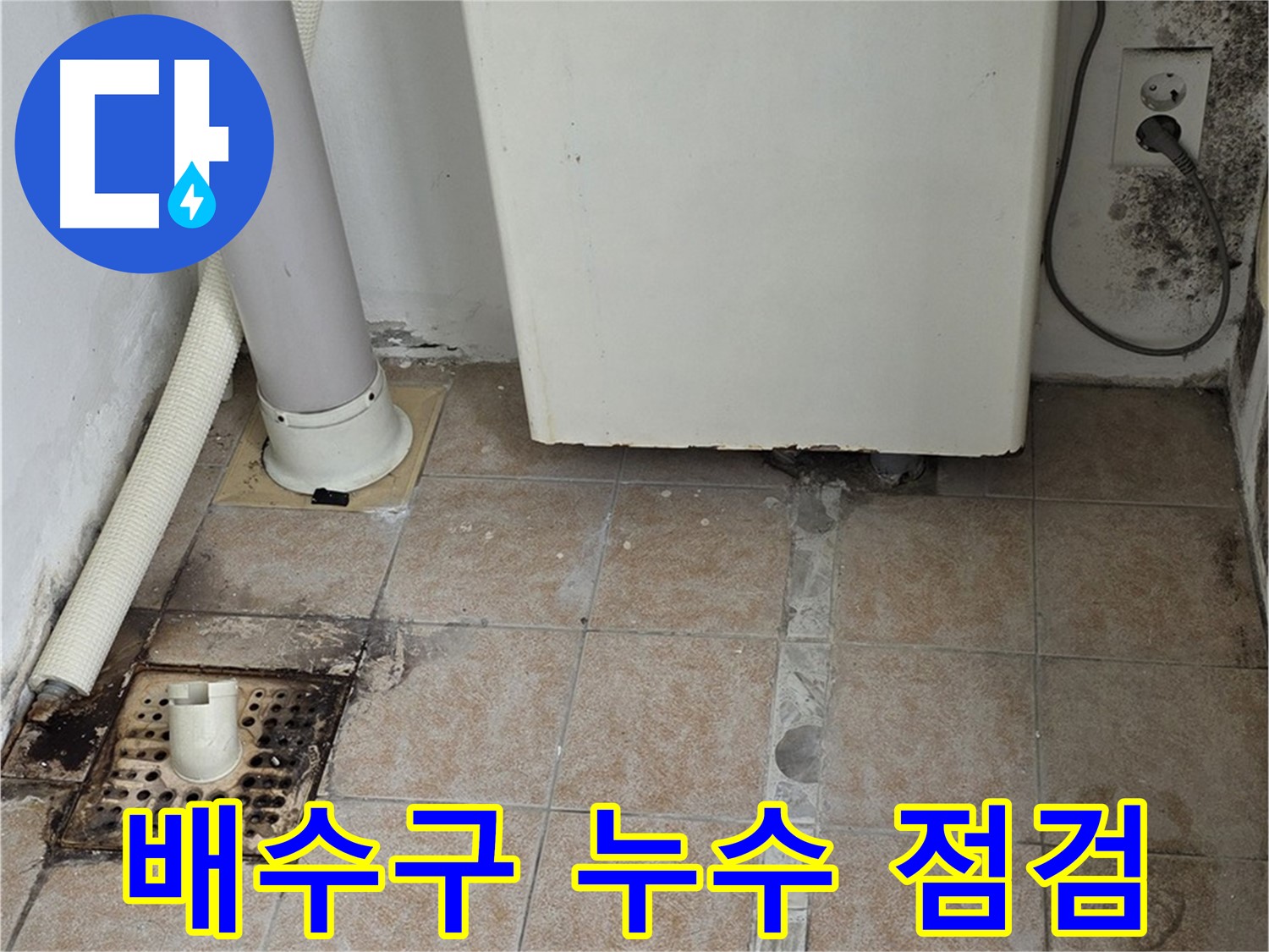 보일러실 배수구 주변 누수 - 역류 원인 긴급 점검