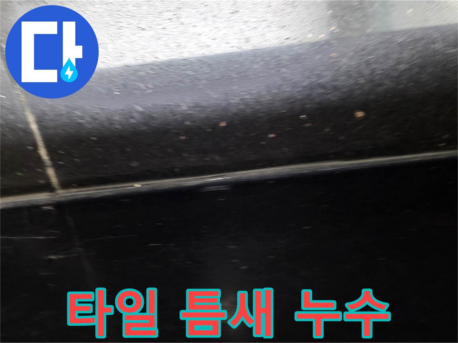 고양시 일산에서 발생한 타일 틈새 누수 - 정확한 원인 파악 후 해결