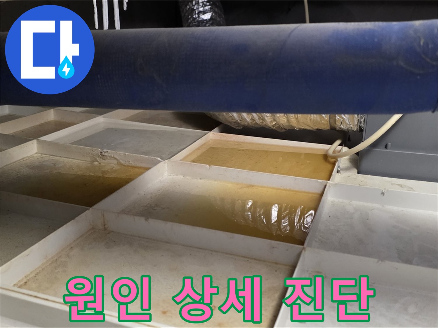 배관 누수 - 물받이 점검 후 누수 원인 상세 진단 - 맞춤 해결책 제시