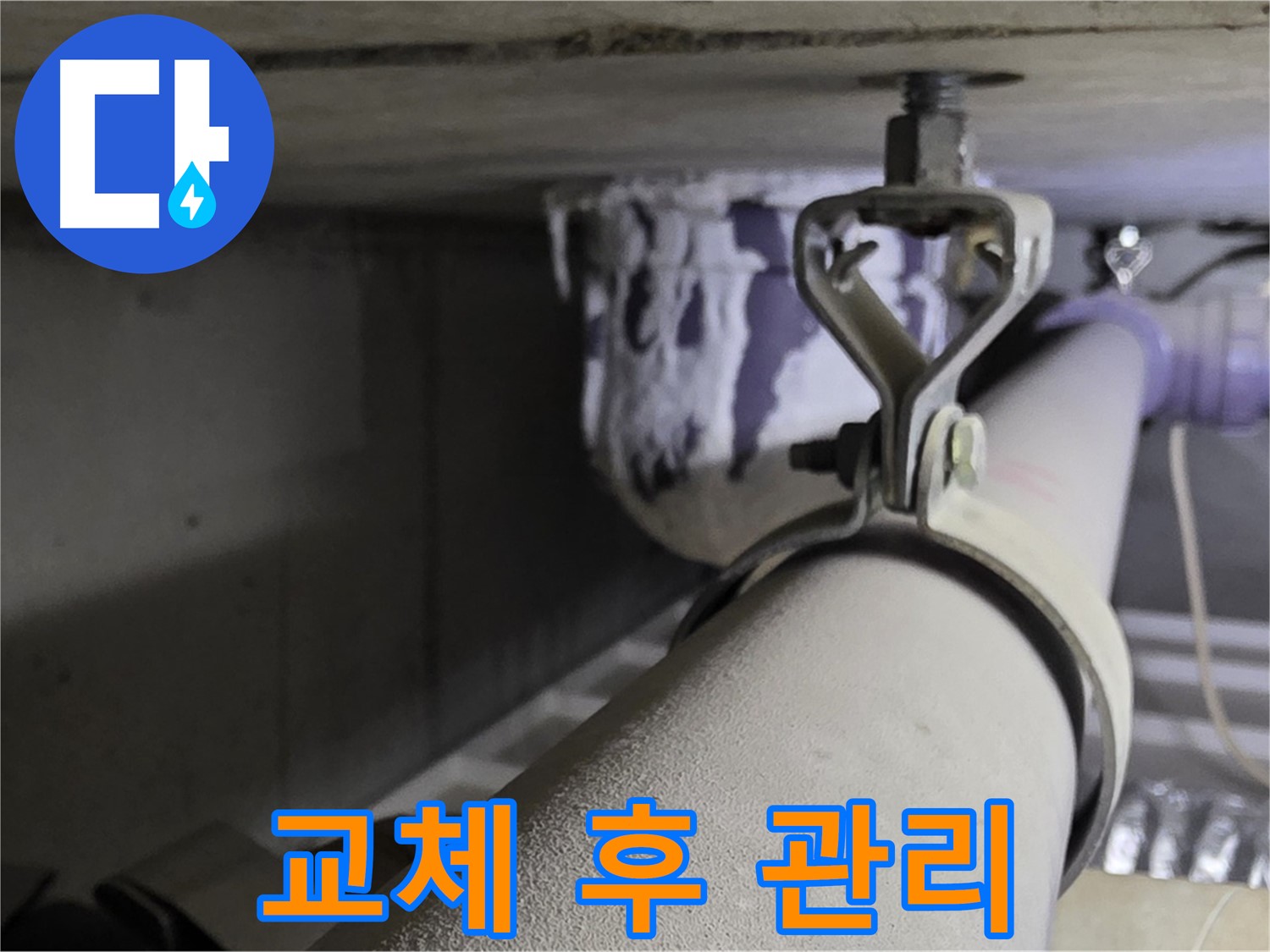분당 운중동 산운로 - 배관 클램프 교체 후 정기적인 점검으로 수명을 연장하세요.