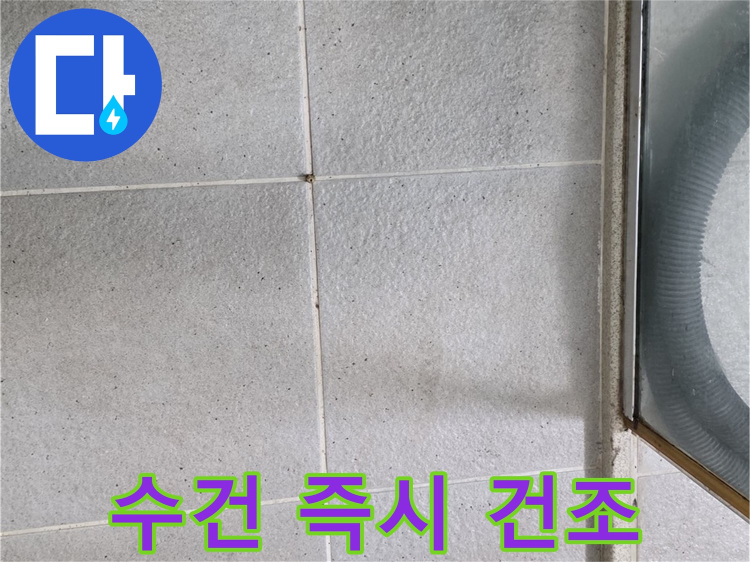분당 운중동 욕실 - 젖은 수건 방치 금지와 즉시 건조는 곰팡이 예방과 누수 방지에 필수적입니다.