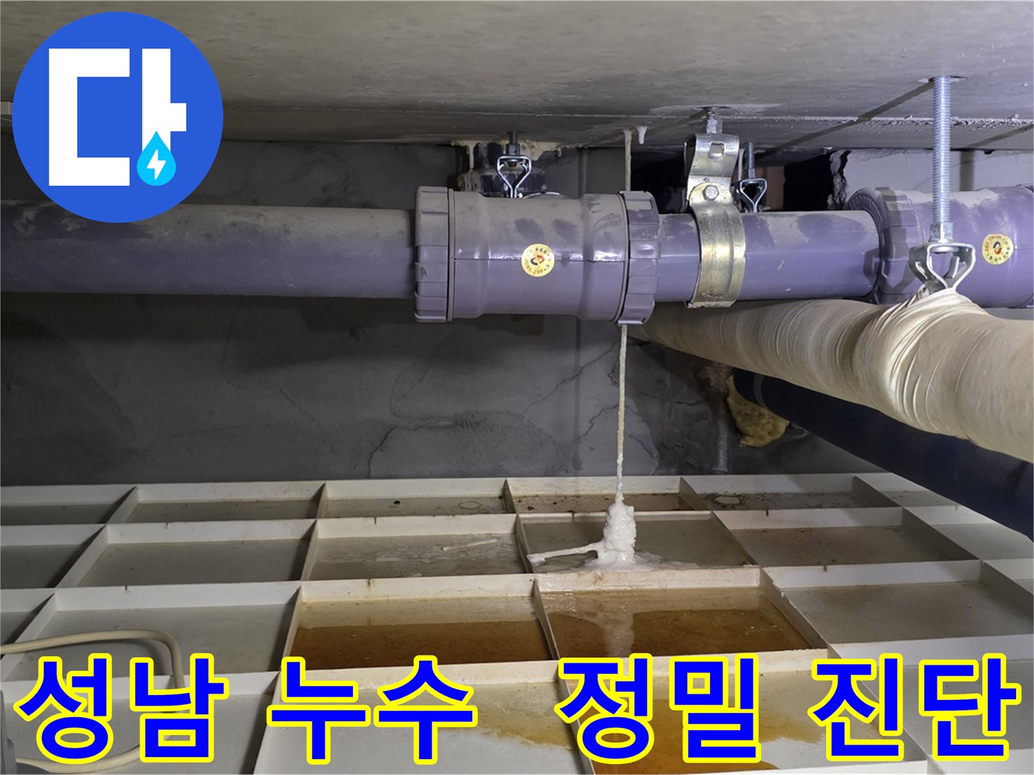 성남 배관 누수 - 연결 부위 미세 균열, 첨단 장비로 정밀 진단