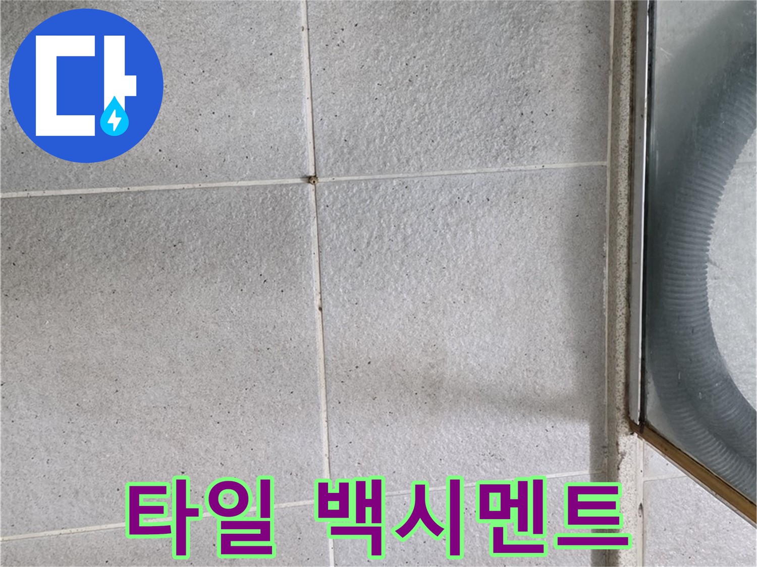 운중동 욕실 바닥 타일 틈새 - 백시멘트 변색과 탈락은 누수의 위험 신호입니다.