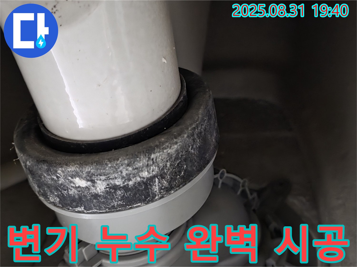 변기 하부 누수 - 숙련된 기술 - 완벽 시공