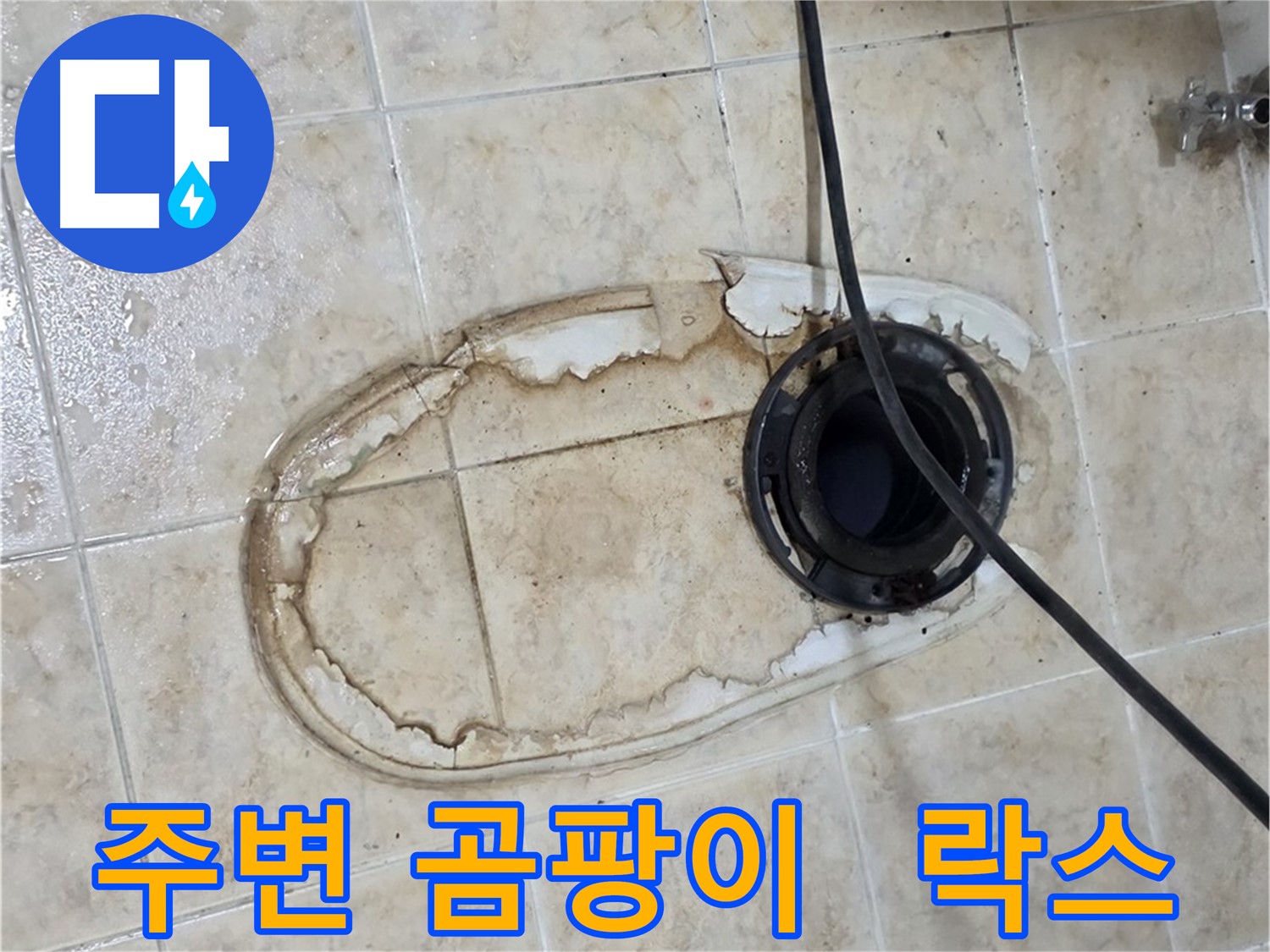 변기 누수 - 변기 주변 곰팡이, 락스 청소 효과 있을까요?