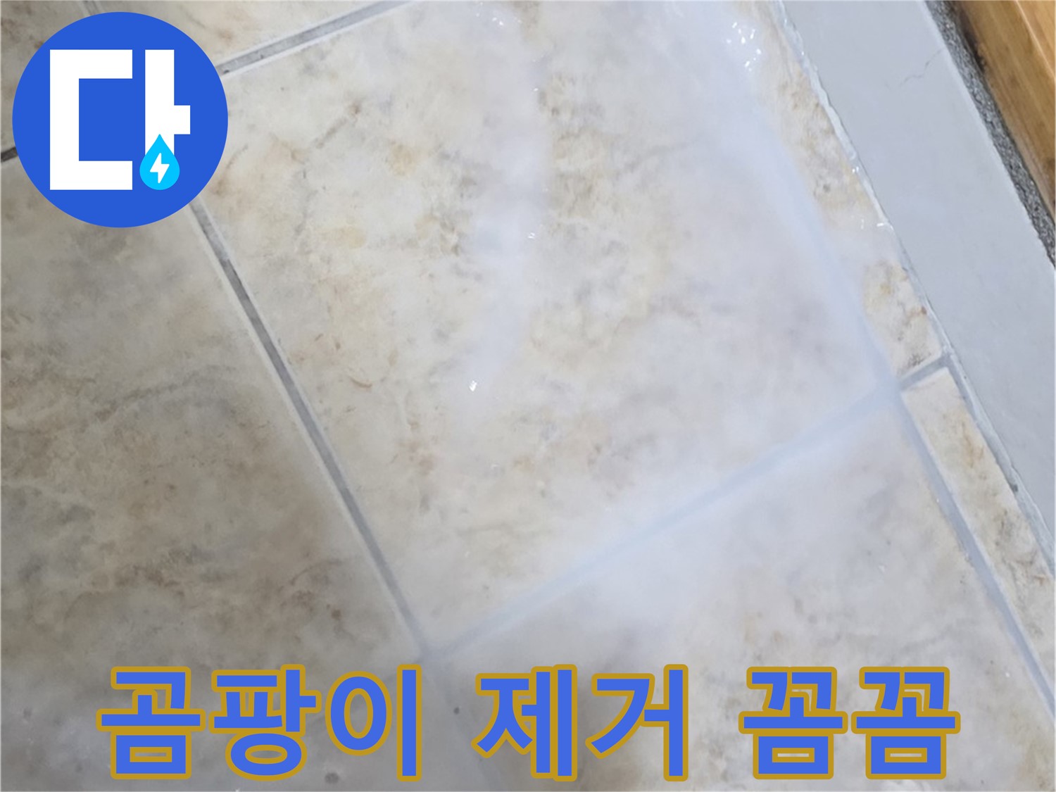 타일 틈새 곰팡이 - 제거부터 꼼꼼하게 - 누수까지 해결!