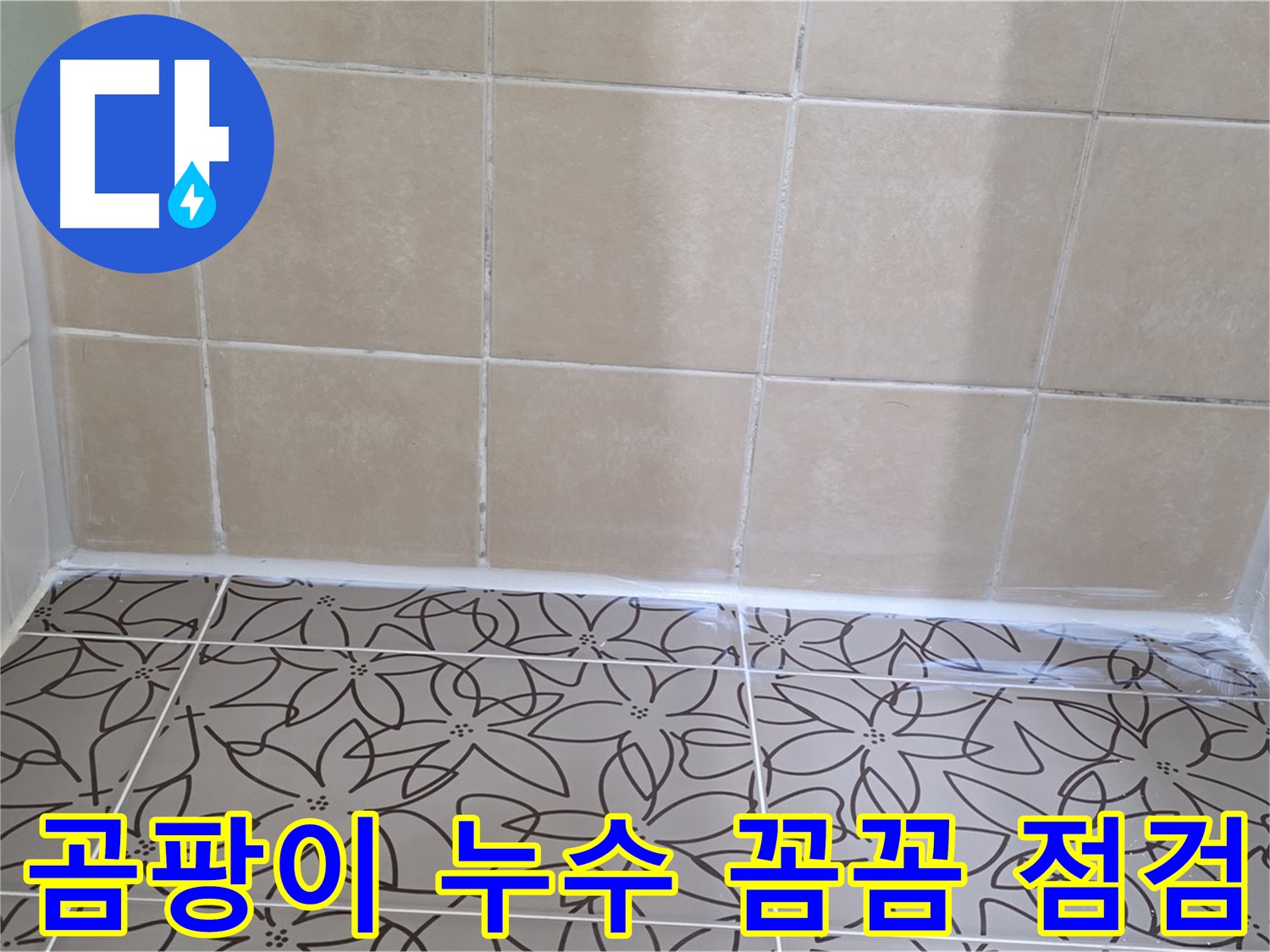 서광아파트 욕실 천장 누수 - 곰팡이 문제와 누수 해결, 꼼꼼한 점검과 확실한 해결로 문제 해결