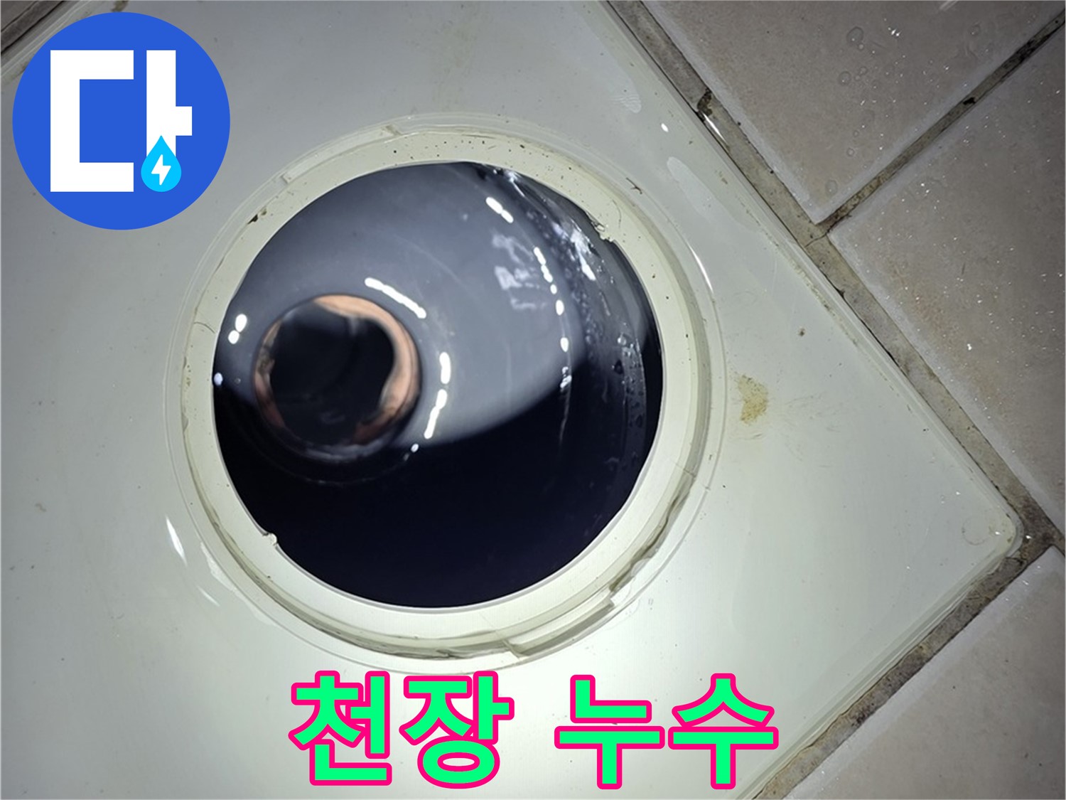 양주 백석 서광아파트 화장실 천장 누수 - 윗집 배관 문제, 원인 해결