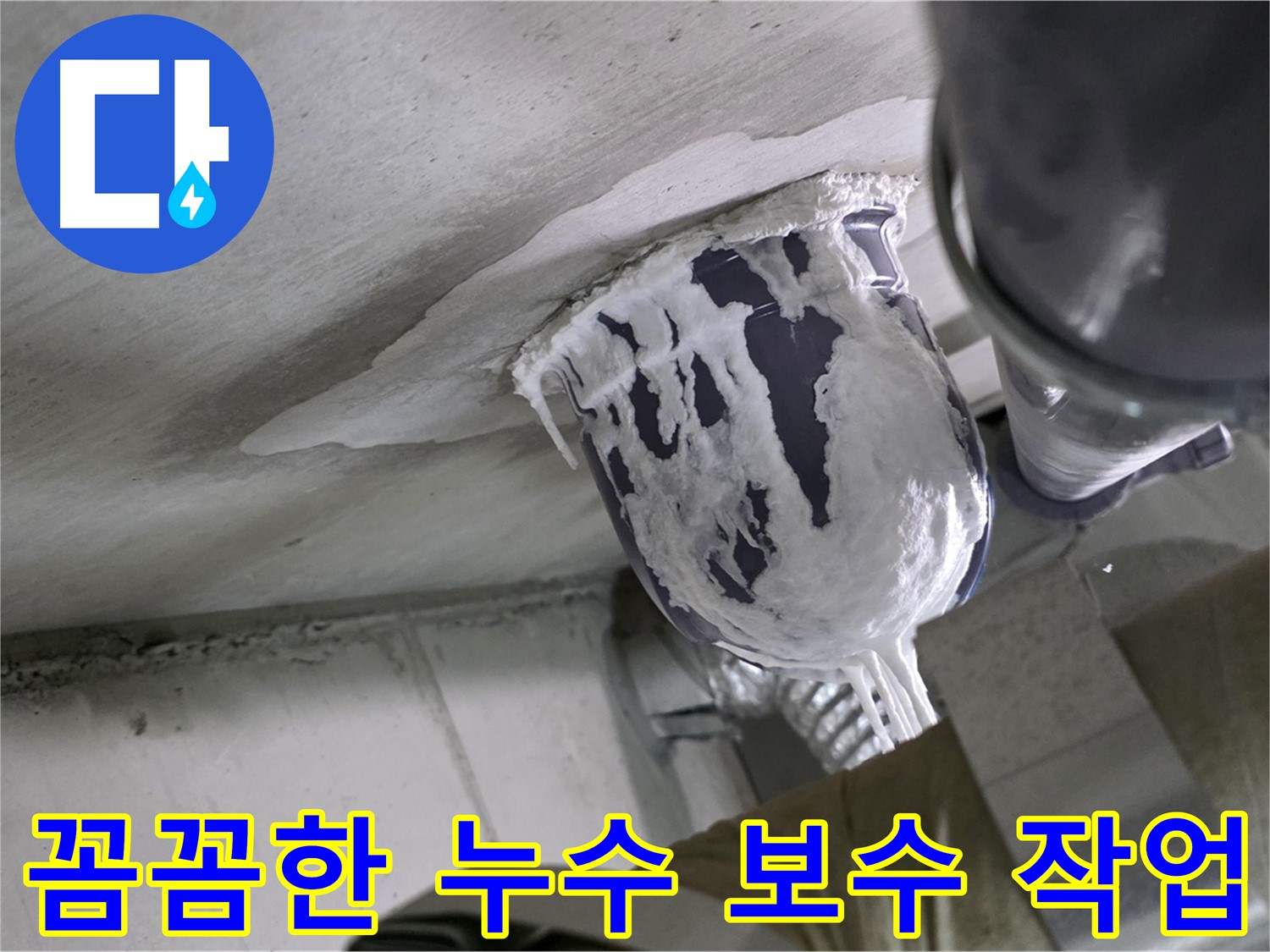 분당 운중동 산운마을 - 꼼꼼하게 누수 보수해서 고객 만족
