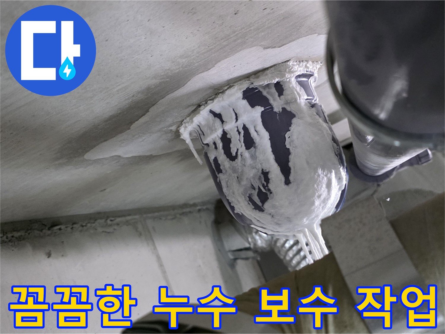 분당 운중동 산운마을 - 꼼꼼하게 누수 보수해서 고객 만족