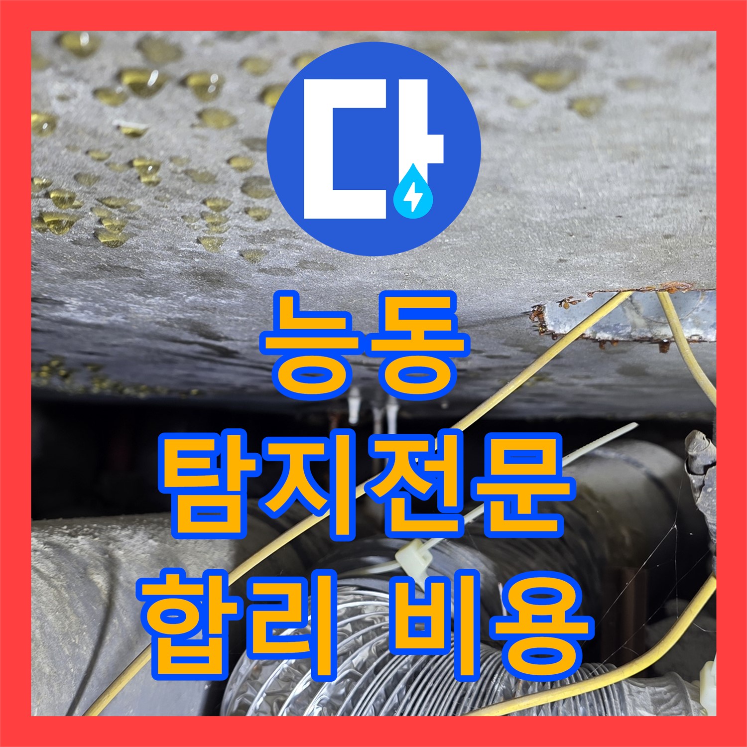 능동 누수탐지전문가, 정확한 진단, 합리적인 비용 제시