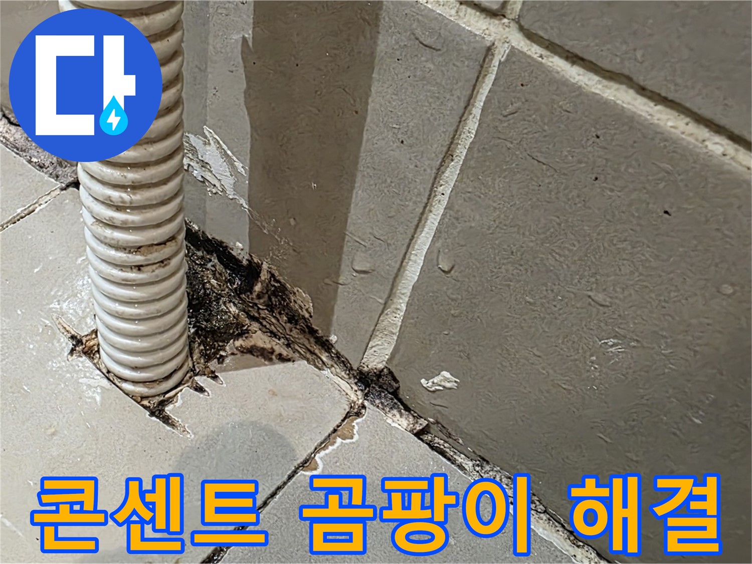 한강로2가 누수 - 콘센트 배관 주변 곰팡이 완벽한 해결 약속