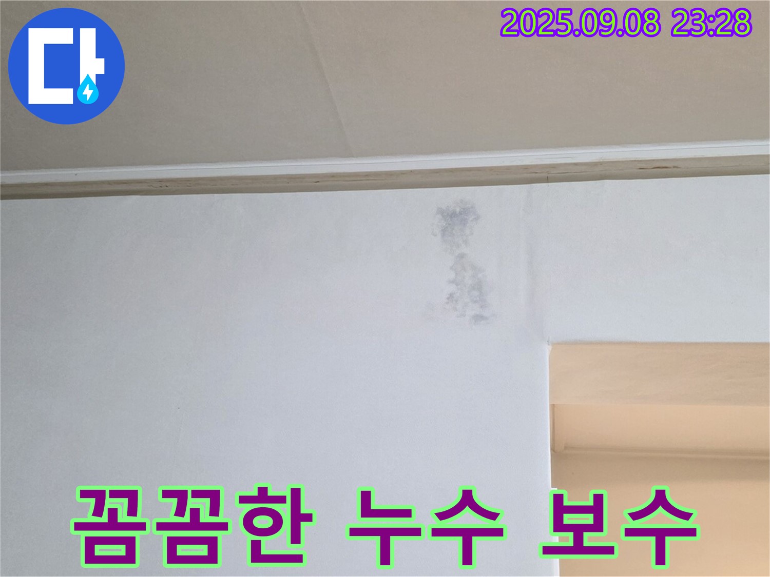 꼼꼼한 누수 보수 공사 - 숙련된 기술로 꼼꼼하게 누수 부위를 보수합니다.