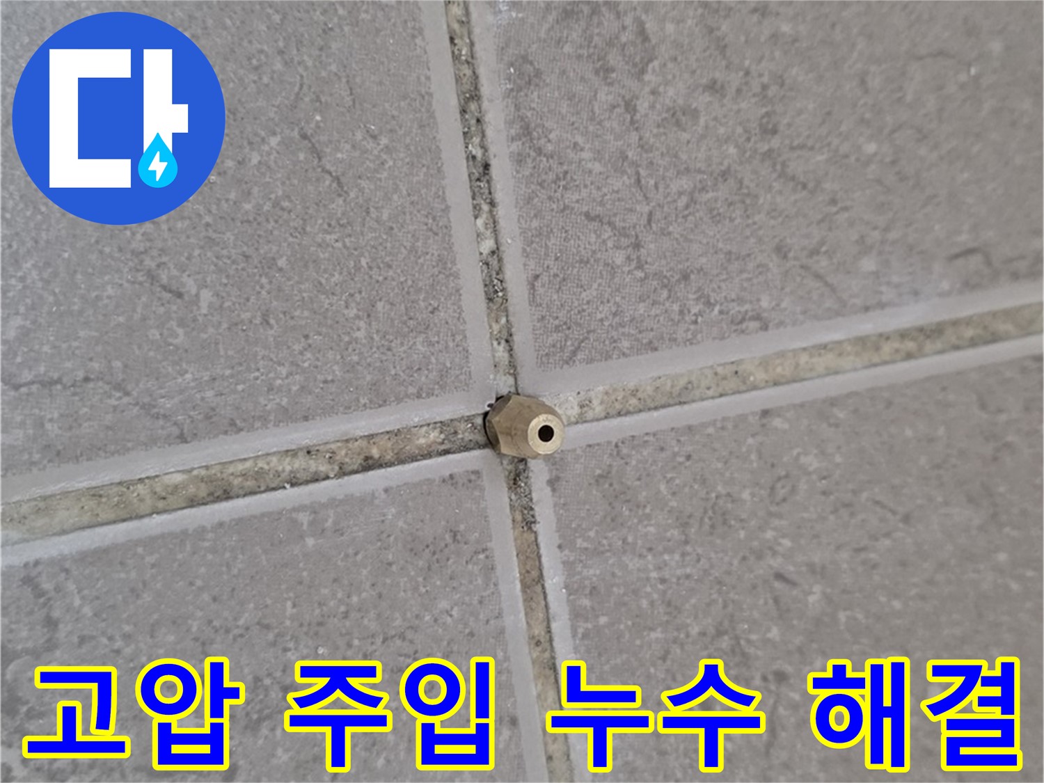 포천 일동 고압 에폭시 주입 - 타일 틈새 누수 원인 분석부터 틈새까지 완벽 해결