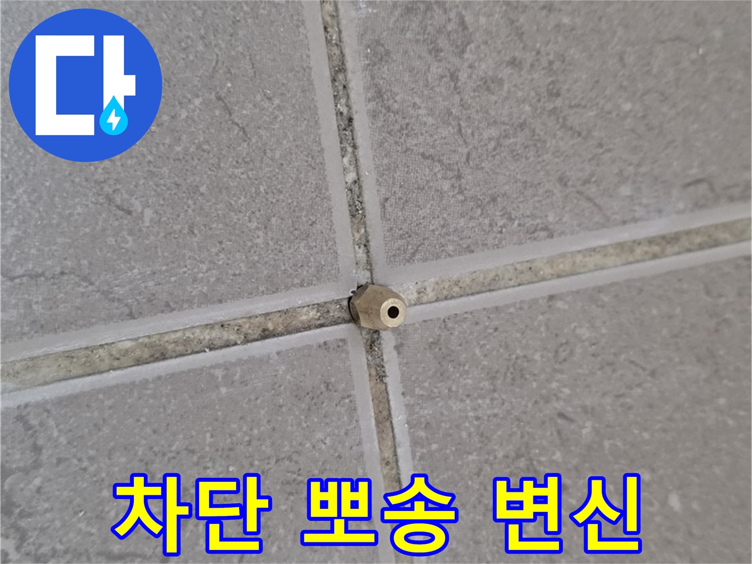 포천 일동 기산베스트빌 주입구 설치 - 타일 틈새 누수 완벽 차단, 뽀송한 공간으로 변신!