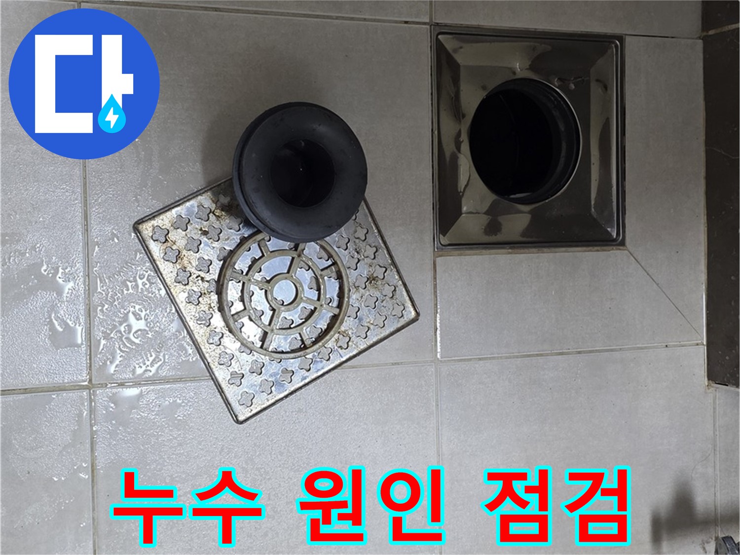 양주 옥정 율정마을 아파트 욕실 배수구 누수 원인 - 트랩 점검으로 꼼꼼하게 확인