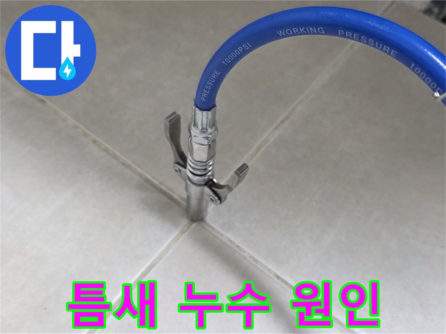양주 옥정 율정마을 - 타일 틈새 누수, 원인 분석부터 완벽 해결까지!