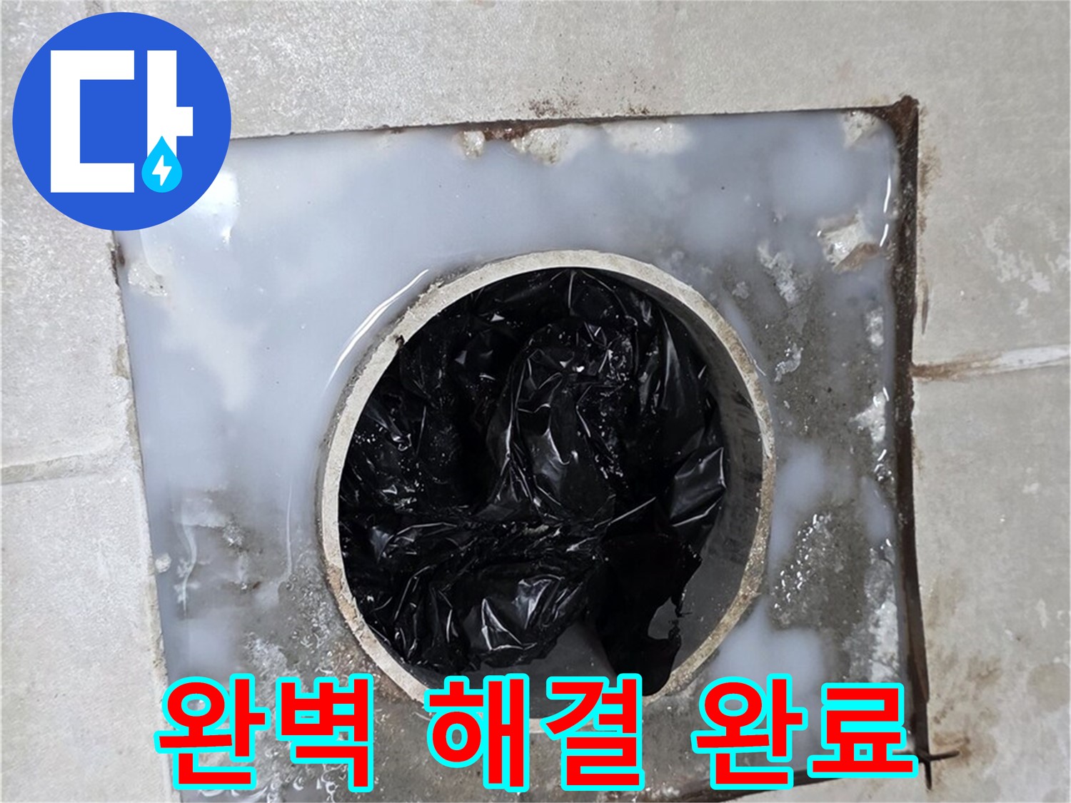 양주 옥정 율정마을 화장실 배수구 - 완벽 해결 완료!