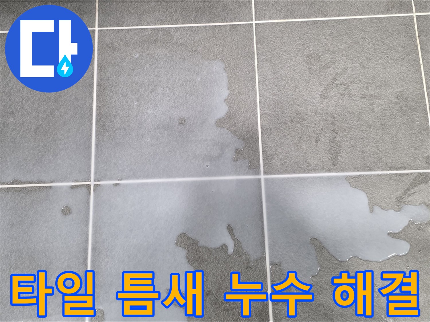 동패동 아파트 욕실 타일 틈새 누수 - 누수 해결 전문가의 완벽한 시공