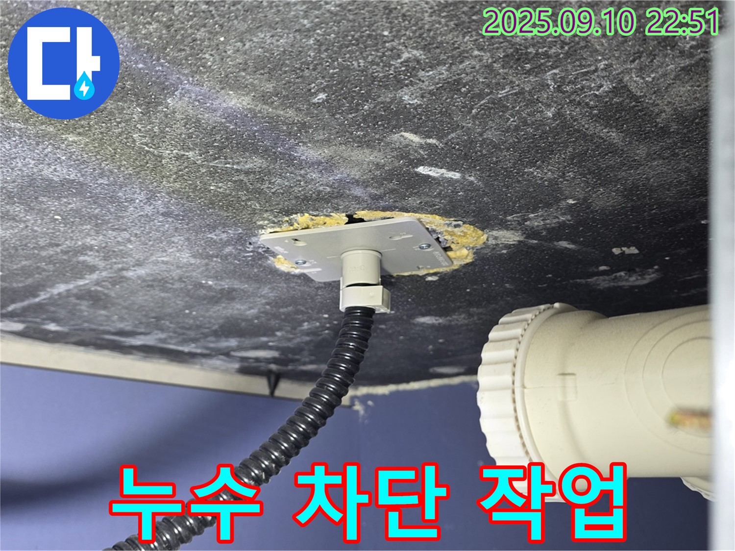 운정어반프라임 싱크대 누수 - 누수 차단 작업 꼼꼼 진행 - 완벽 해결 위해 최선