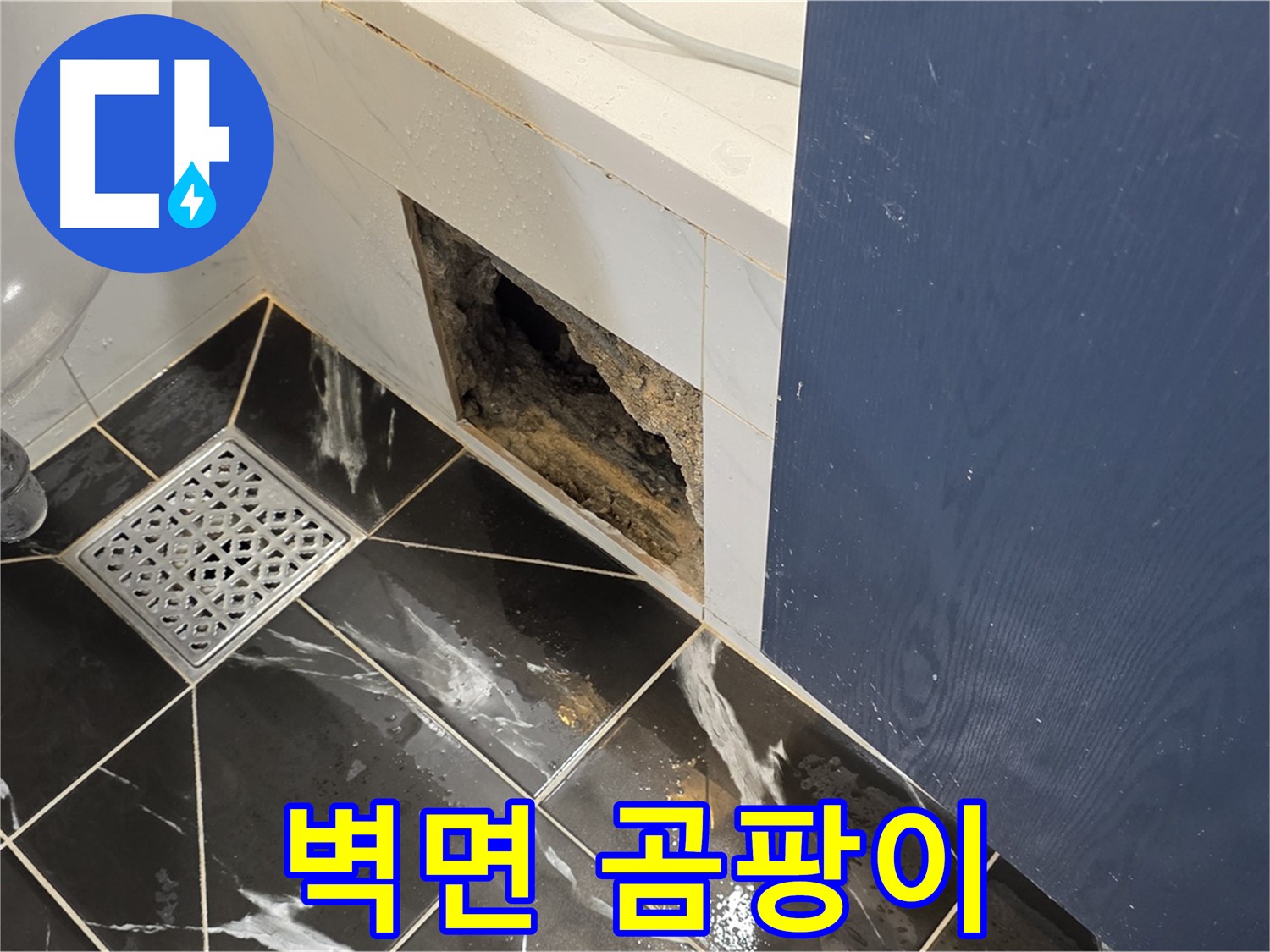 중계동 현대5차 211동 욕실 - 벽면 곰팡이 문제 해결