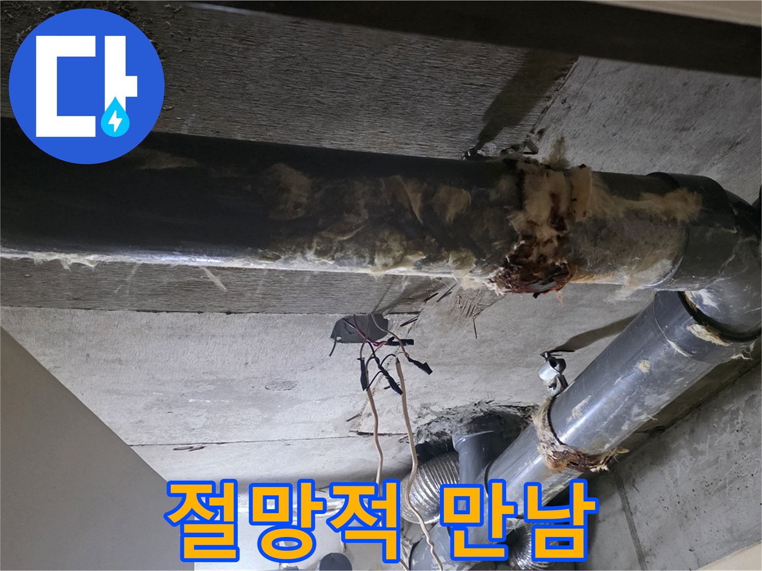 신사동 12번지 - 곰팡이 핀 보온재, 낡은 배관의 절망적인 만남