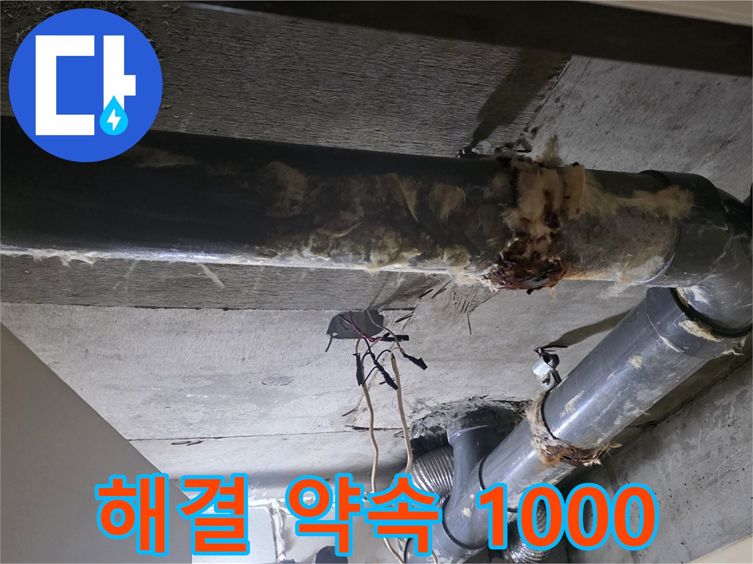 신사동/새절역 현대아파트 - 하수 배관 보온재 교체, 누수 문제 완벽하게 해결 약속 1000%!