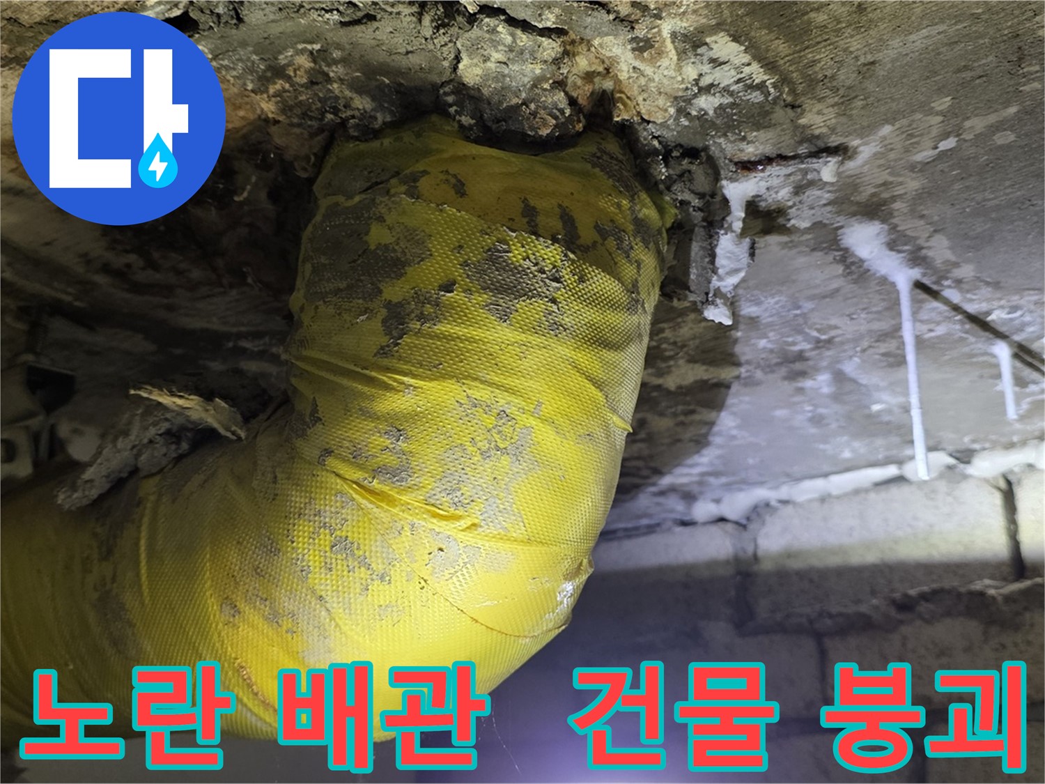 축축한 천장, 노란 배관의 절규 - 누수 방치 시 건물 붕괴 위험 - 새절역 누수 긴급 점검