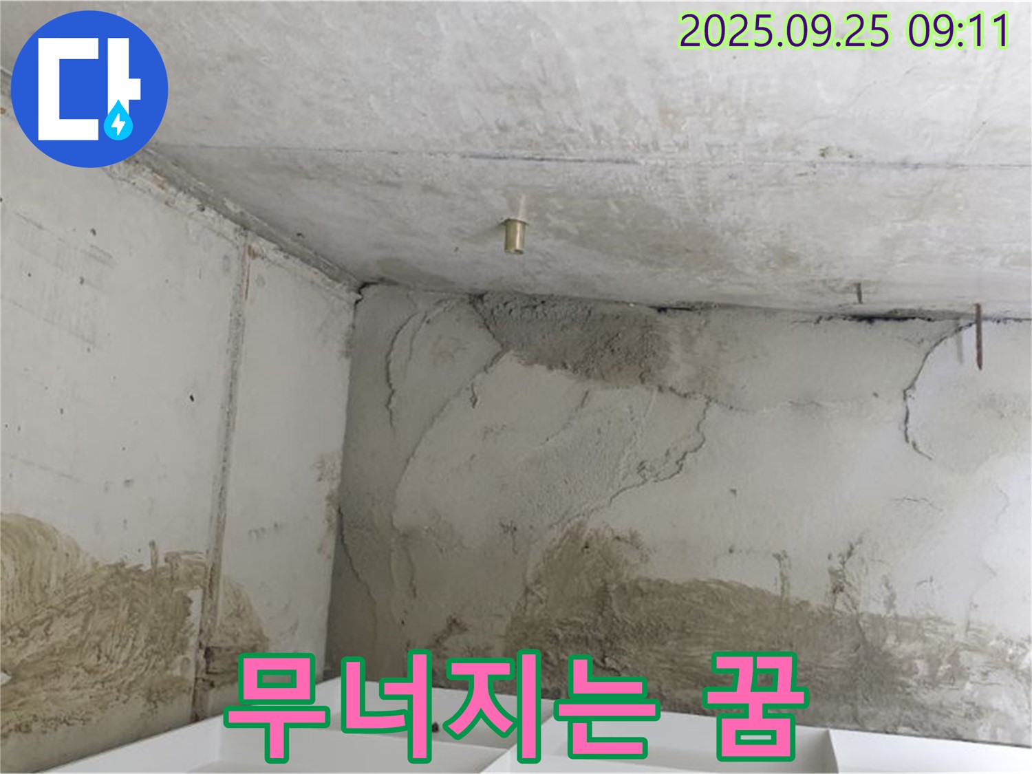 양주시 백석읍 연곡리 누수 - 곰팡이와 무너지는 꿈, 누수 해결로 되찾자