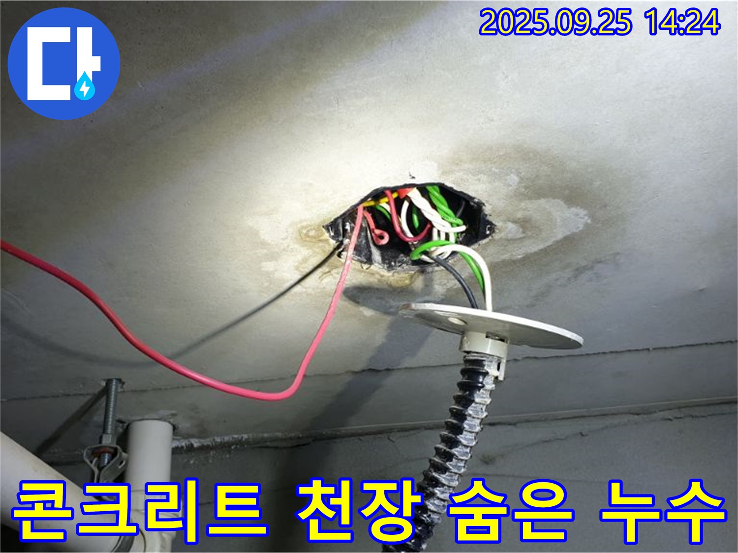 의정부 누수 탐지 - 콘크리트 천장 숨은 누수까지 완벽하게 찾아 해결
