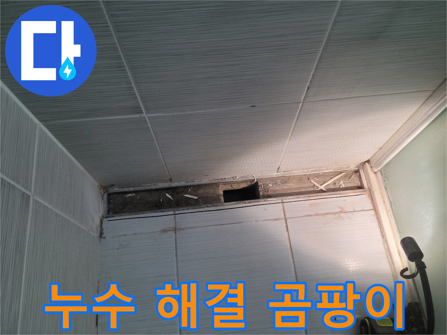 동두천 신창비바패밀리 욕실 누수 - 문제 해결 및 곰팡이 제거