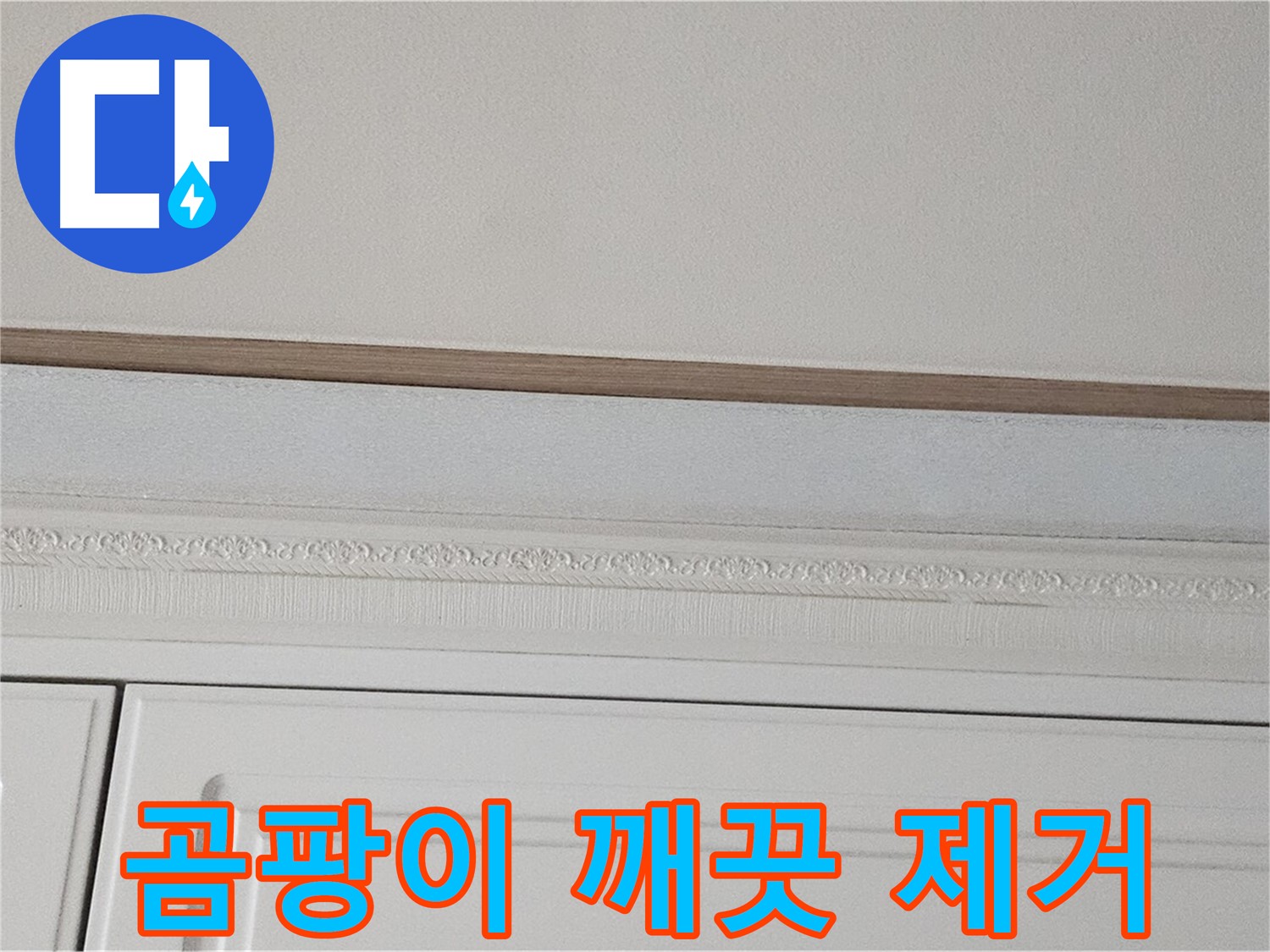 도봉동 현대시티 누수 - 가구 천장 곰팡이 깨끗 제거