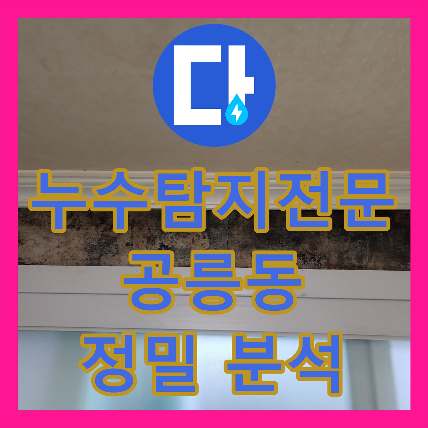 누수탐지전문업체가 아랫집 안방 벽 누수 원인을 공릉동에서 정밀하게 분석하다