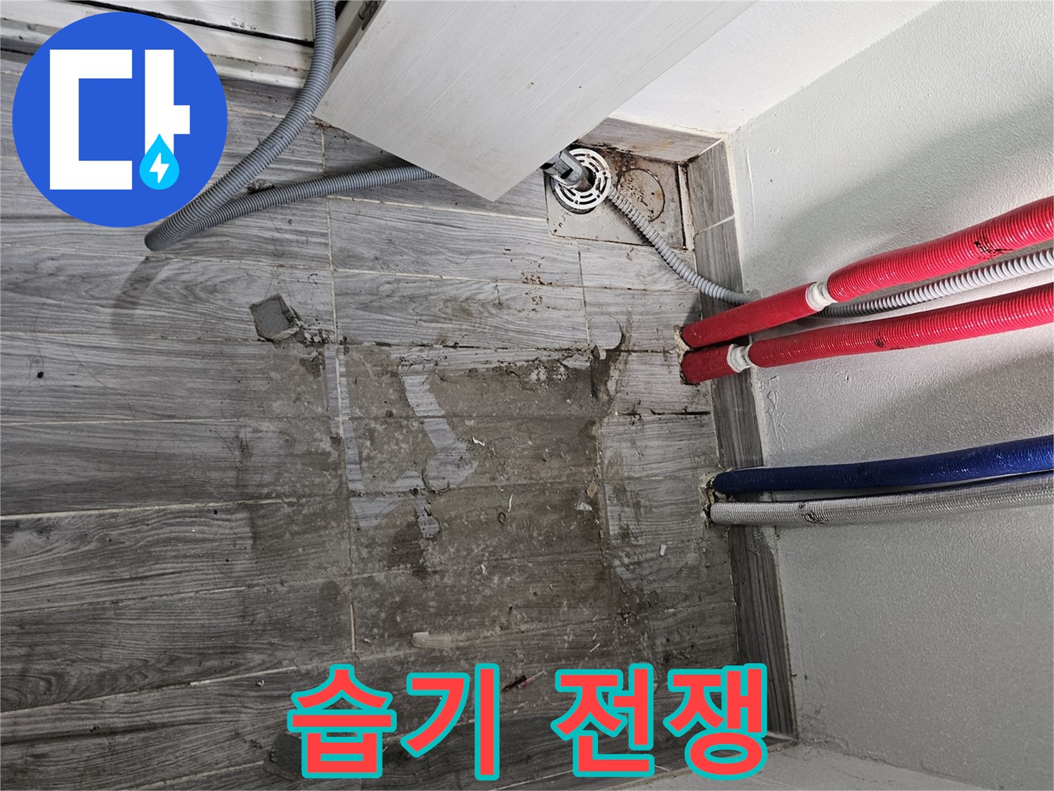 강동구 천호동 세탁실 누수 - 습기와의 전쟁 선포!