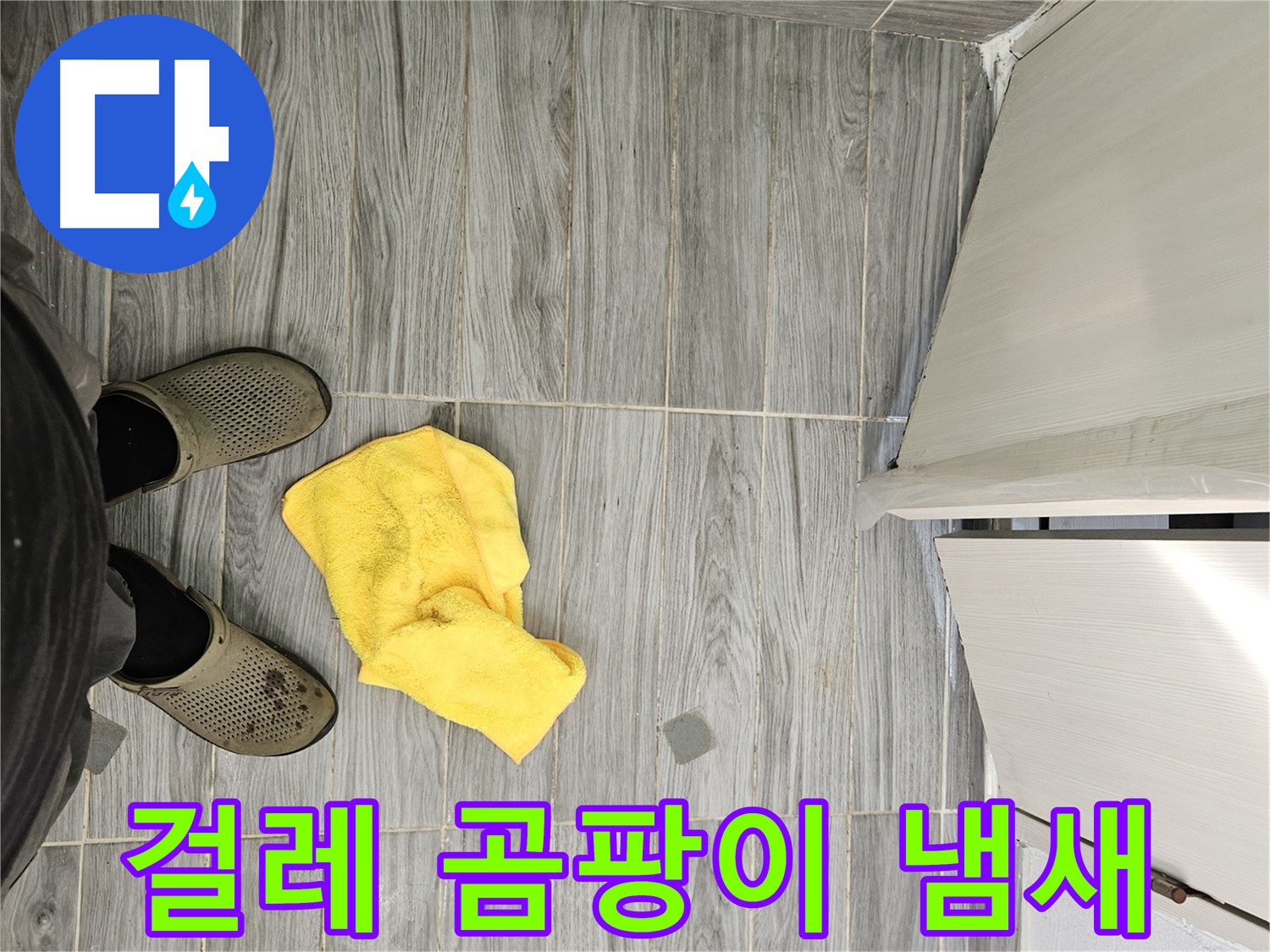 젖은 걸레, 곰팡이, 퀴퀴한 냄새 - 누수 가능성이 매우 높습니다. 긴급 진단이 필요합니다.