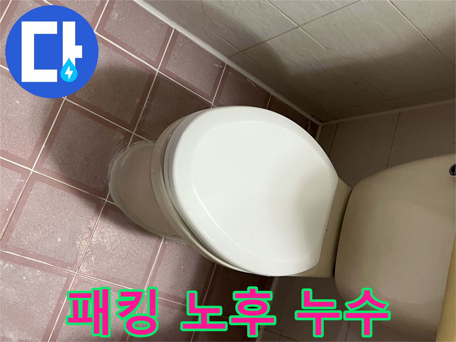 변기 누수 - 변기 물탱크 내부 고무 패킹 노후로 인한 누수 해결 - 독산동 형제맨션빌
