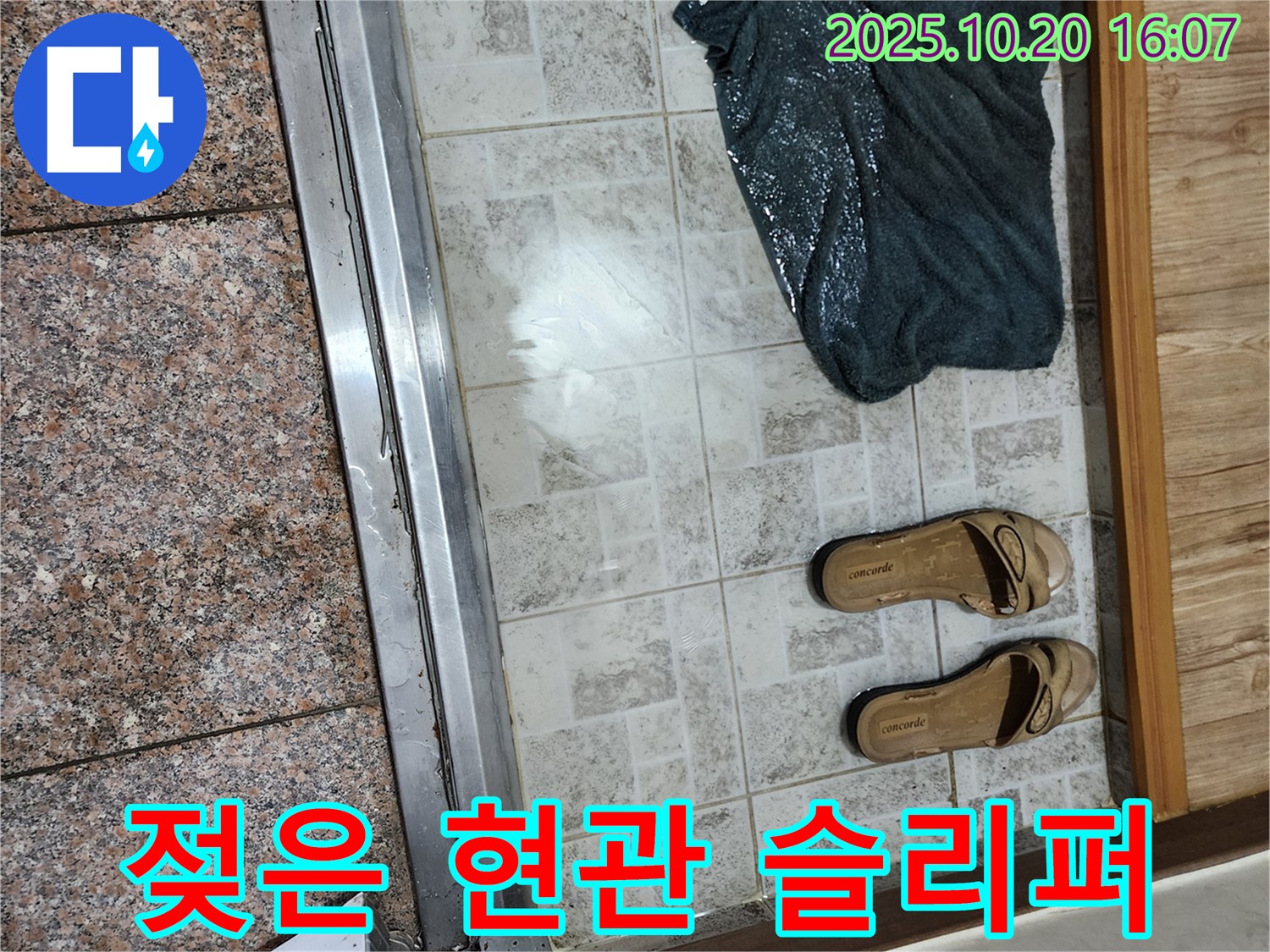 양주시 장흥면 부곡리 - 젖은 현관 슬리퍼, 누수 범위 확산 가능성 경고 - 정밀 탐지가 필요합니다.